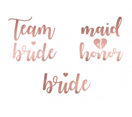 Ajutised tattood  "Team bride" (13 tk.)