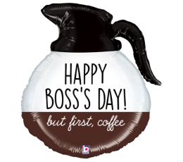 Fooliumist õhupall "Boss's Coffee" (66 cm)