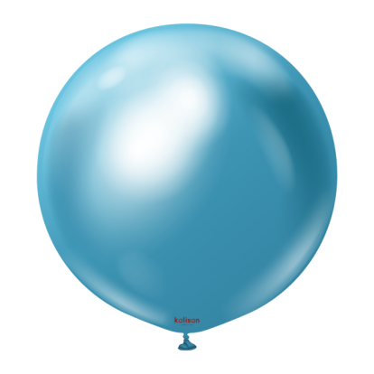 Kroomitud õhupall, mirror blue (60 cm/Kalisan)