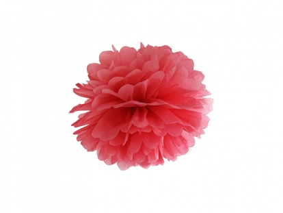 Pom pom pall, punane  (25 cm)