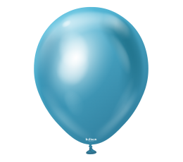 Balons, mirror blue (12 cm/Kalisan)