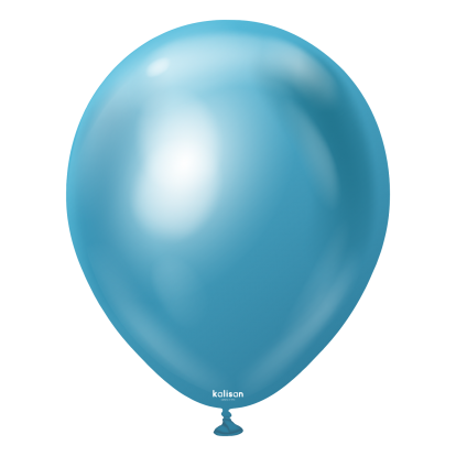 Balons, mirror blue (12 cm/Kalisan)