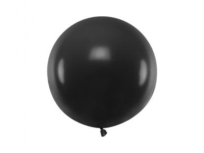 Balons, melns (60 cm/Party Deco)