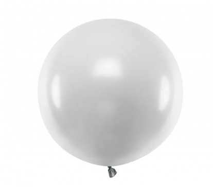 Balons, sudrabs (60 cm/Party Deco)