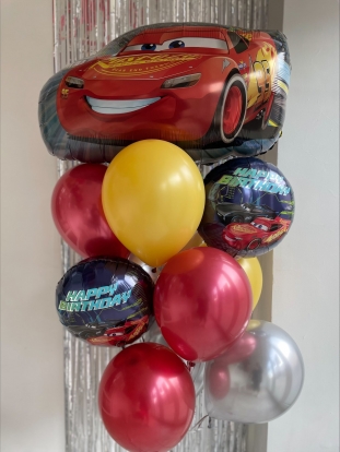 Balonu kompozīcija "Cars"