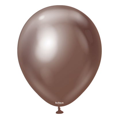 Chrome balons, mirror chocolate (30 cm/Kalisan)