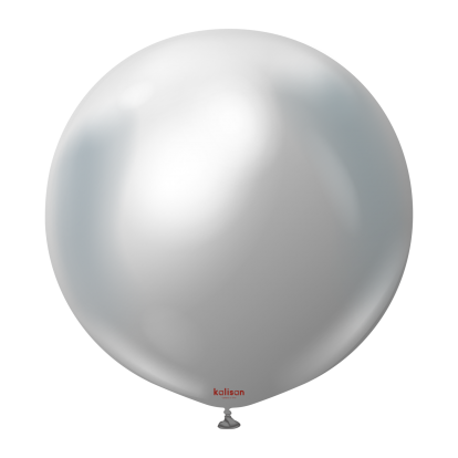 Chrome balons, mirror silver (60 cm/Kalisan)