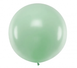 Liels balons, pistāciju krāsā (1 m/Party Deco)