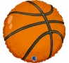 Folija balons "Basketbols" (46 cm)