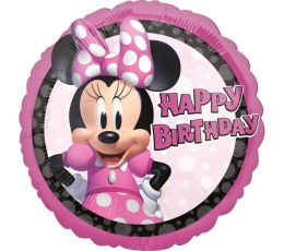 Folijas balons "Minnie Mouse Happy Birthday" (45 cm)