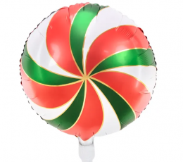 Folijas balons "Sarkanzaļa konfekte" (35 cm)