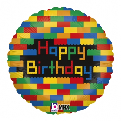 Folijas balons "Lego klucīši" (46 cm)