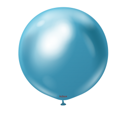 Hromēts balons , mirror blue (1 m/Kalisan)