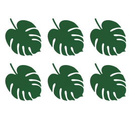 Paklājiņi "Palmu lapa" (6 gab.)