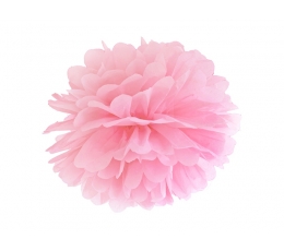 Papīra bumba, gaiši rozā (35 cm)
