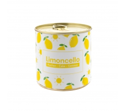 Pārsteiguma pīrāgs formiņā "Limoncello", ar sveci (8,5 cm/130 g)