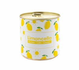 Pārsteiguma pīrāgs formiņā "Limoncello", ar sveci (8,5 cm/130 g)