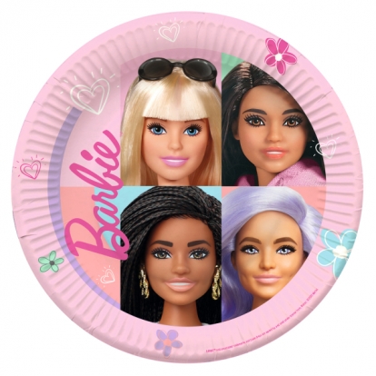 Šķīvji "Barbie Sweet Life" (8 gab./23 cm)