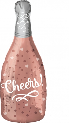 Фольгированный шарик "Cheers Rose" (25x66 cm)