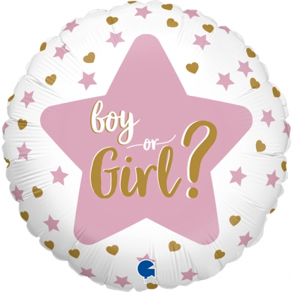 Фольгированный шарик "Boy or Girl?" (46 см)