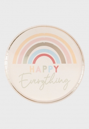 Одноразовые тарелки "Happy Everything" (8 шт. / 25 см)