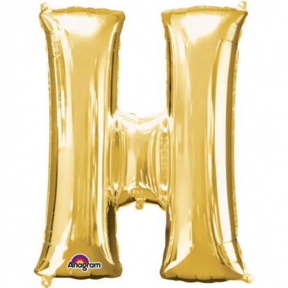 Folija balons - burts "H" (81 cm)