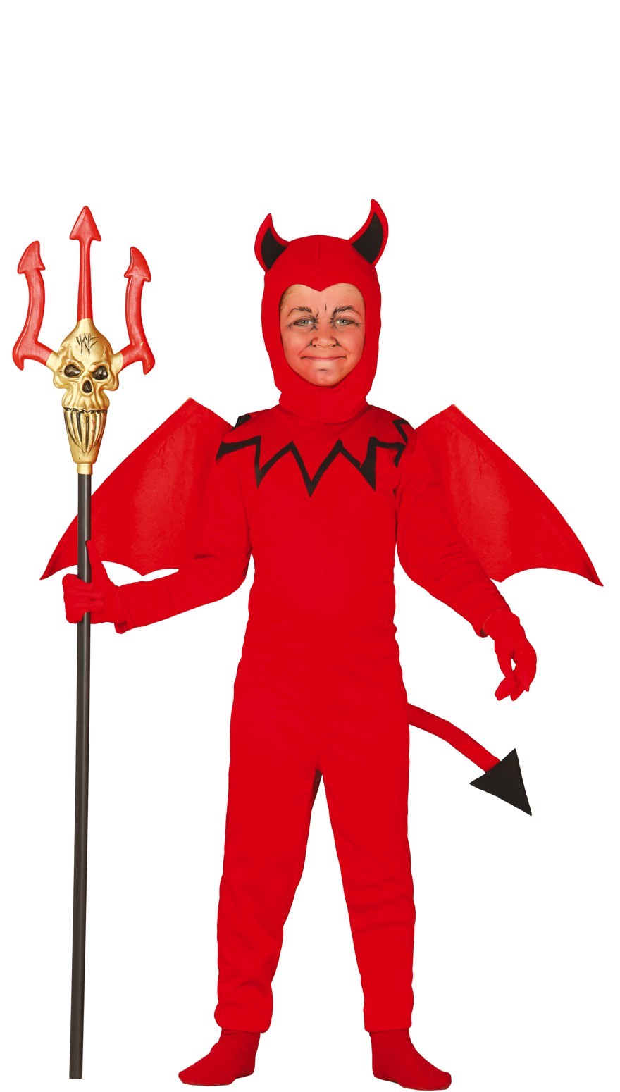 Человек в костюме красного дьявола - Фото